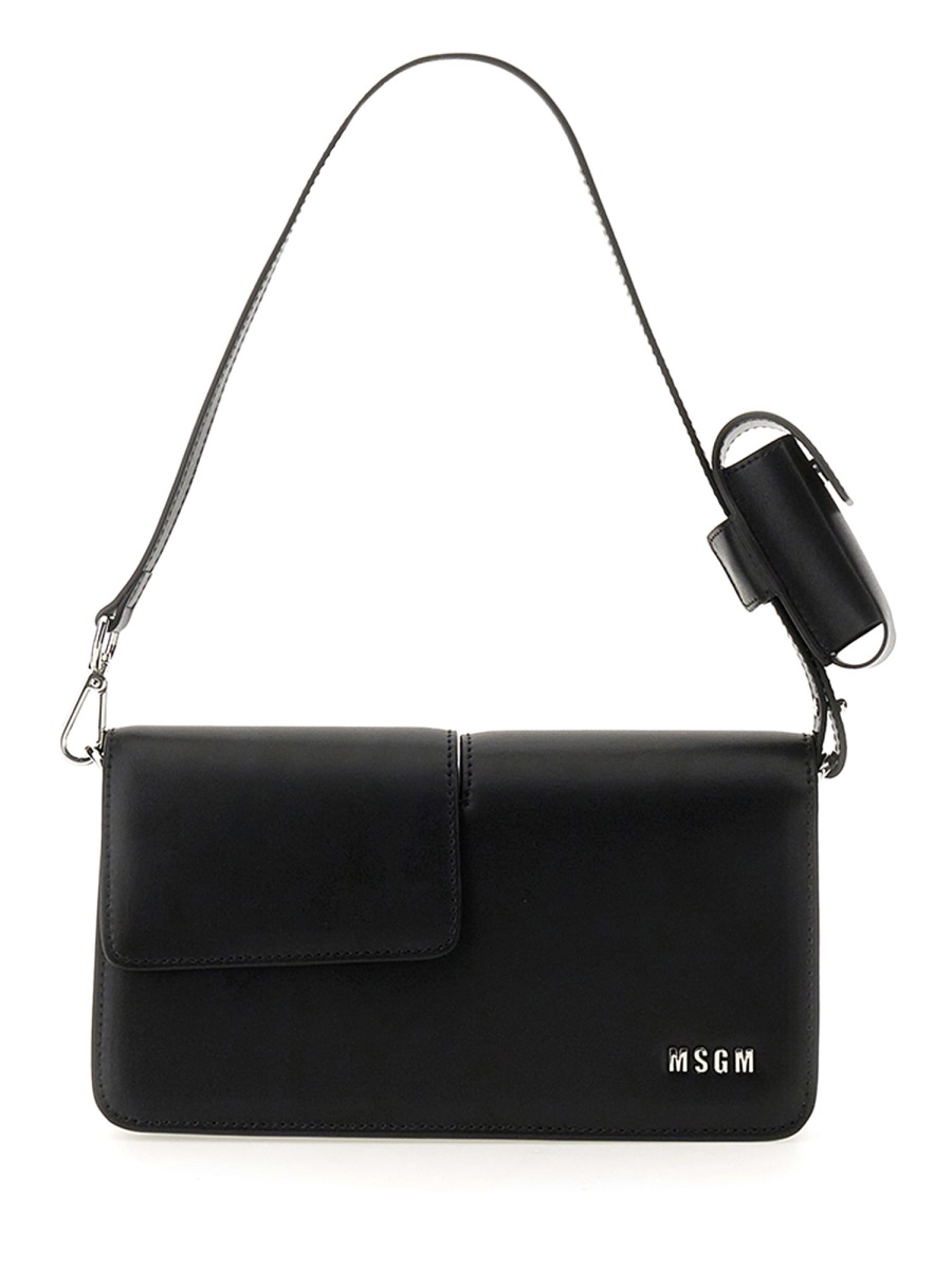 BAGUETTE BAG WITH DOUBLE FLAP AND LOGO 3641MDZ0350999 (MSGM / ハンドバッグ・ショルダーバッグ ) | MSGM (エムエスジーエム)