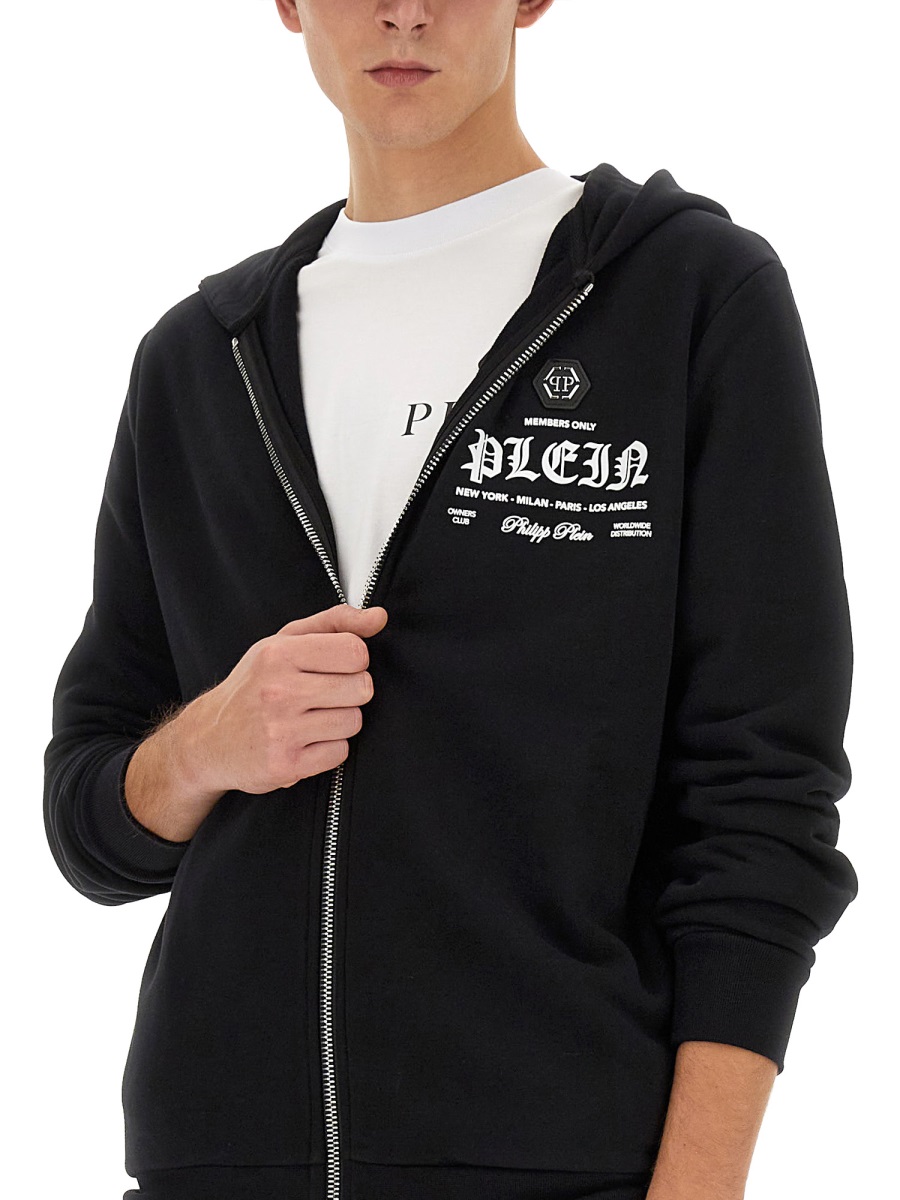 SWEATSHIRT WITH LOGO SADCMJB3255PJO002N02 (PHILIPP PLEIN / スウェット・フーディー ) | PHILIPP PLEIN (フィリップ プレイン)(3)