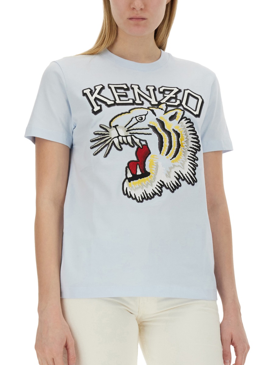 T-SHIRT WITH TIGER EMBROIDERY FE52TS1164SG63 (KENZO / Tシャツ・カットソー ) | KENZO (ケンゾー)(3)
