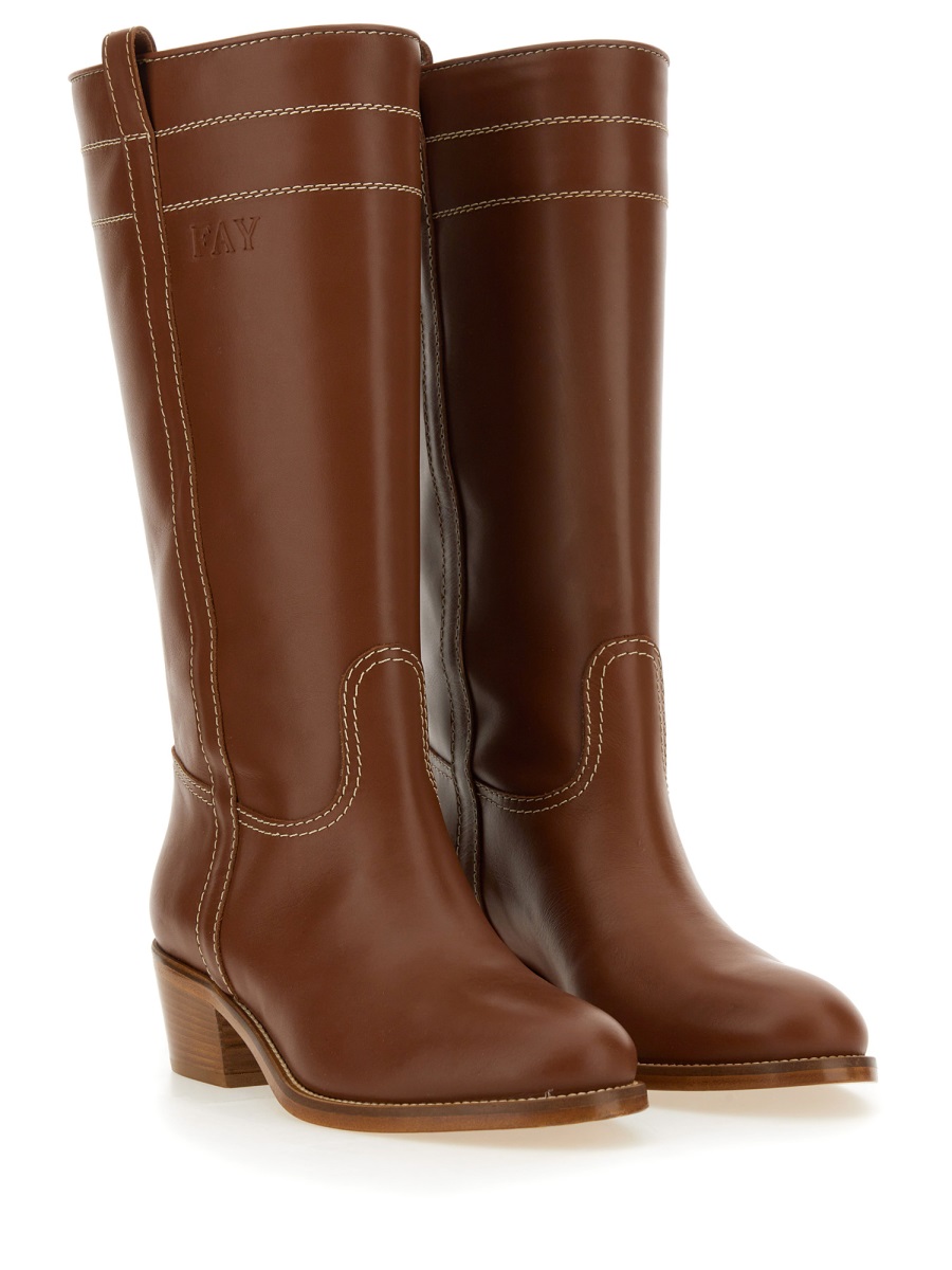 LEATHER BOOT MCW6640FI60T9WS003 (Fay / ブーツ ) | Fay (フェイ)(1)