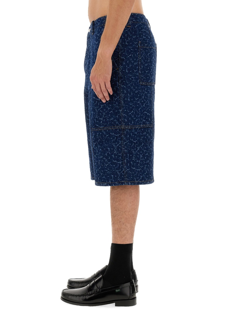 DENIM BERMUDA SHORTS MM01404WW5024O010 (Maison Kitsuné / ショートパンツ ) | Maison Kitsuné (メゾン キツネ)(3)