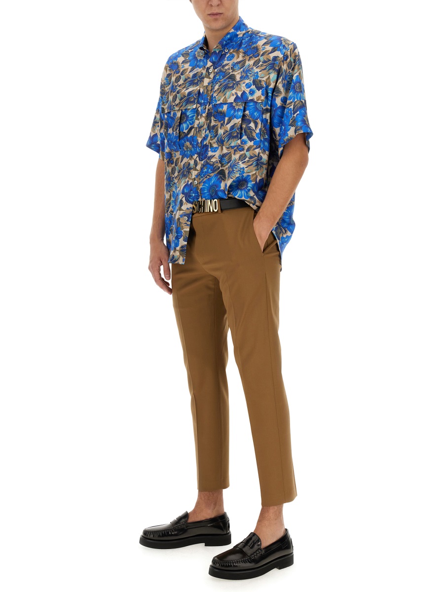 BLUE FLOWERS ALLOVER PRINT SHIRT 021320571365 (MOSCHINO / シャツ・ブラウス ) | MOSCHINO (モスキーノ)(1)