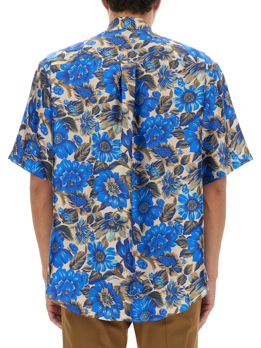 BLUE FLOWERS ALLOVER PRINT SHIRT 021320571365 (MOSCHINO / シャツ・ブラウス ) | MOSCHINO (モスキーノ)(2)