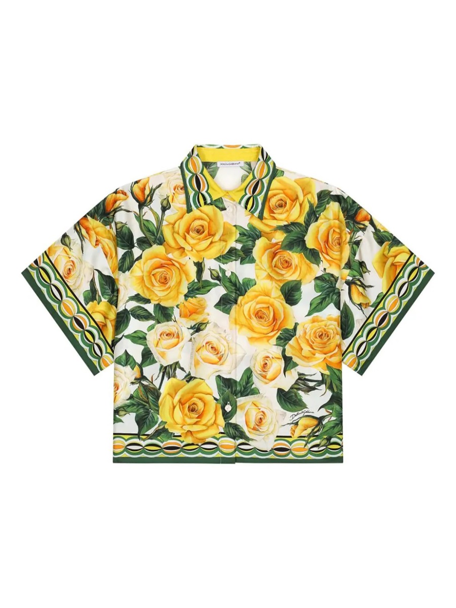 SHIRT SLEEVE. SHORT L56S01KG7K6FHD3VO (Dolce & Gabbana / シャツ・ブラウス ) | Dolce & Gabbana (ドルチェガッバーナ)