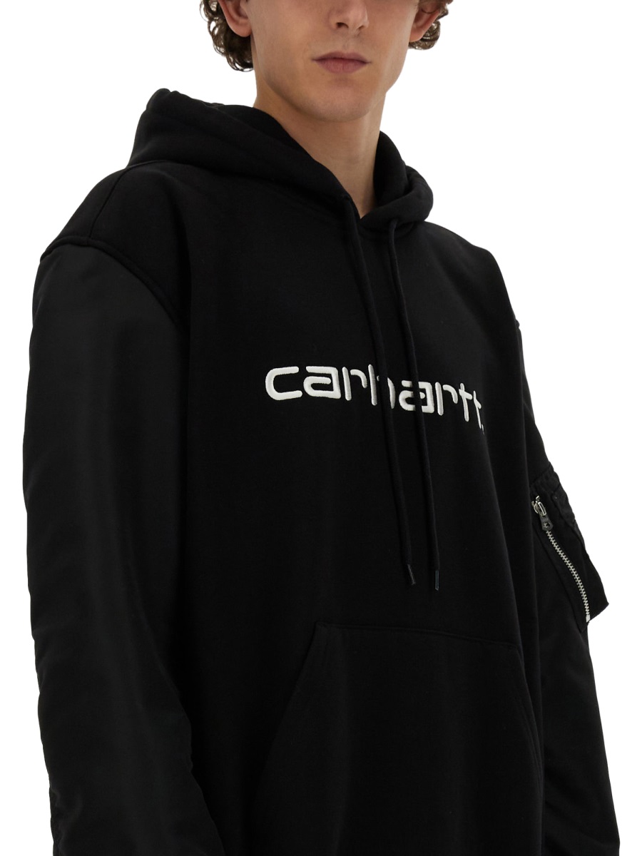 JUNYA WATANABE MAN X CARHARTT SWEATSHIRT WMT9081001 (JUNYA WATANABE / スウェット・フーディー ) | JUNYA WATANABE (ジュンヤ ワタナベ)(3)