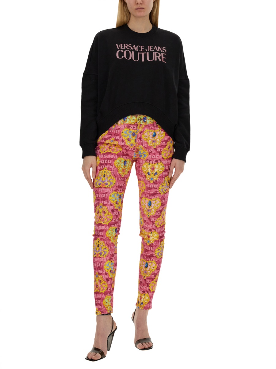 SWEATSHIRT WITH LOGO 76HAIG03CF01G899 (VERSACE JEANS COUTURE / スウェット・フーディー ) | VERSACE JEANS COUTURE (ヴェルサーチェ ジーンズ クチュール)(1)