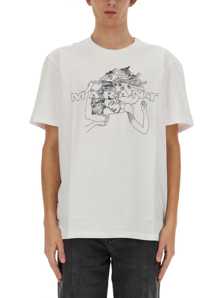 T-SHIRT "HONORE" TS0052HAB2N20H20WH (Isabel Marant / Tシャツ・カットソー ) | Isabel Marant (イザベル マラン)