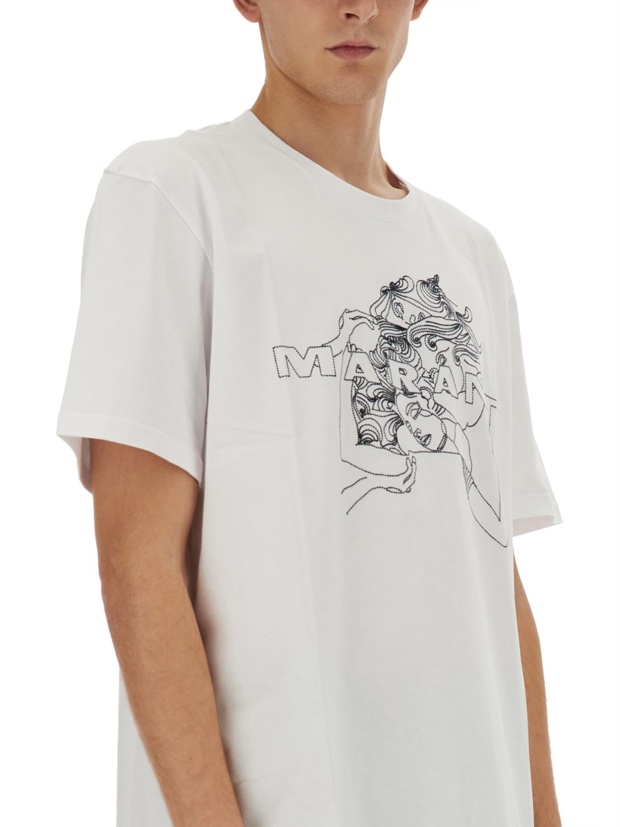 T-SHIRT "HONORE" TS0052HAB2N20H20WH (Isabel Marant / Tシャツ・カットソー ) | Isabel Marant (イザベル マラン)(3)