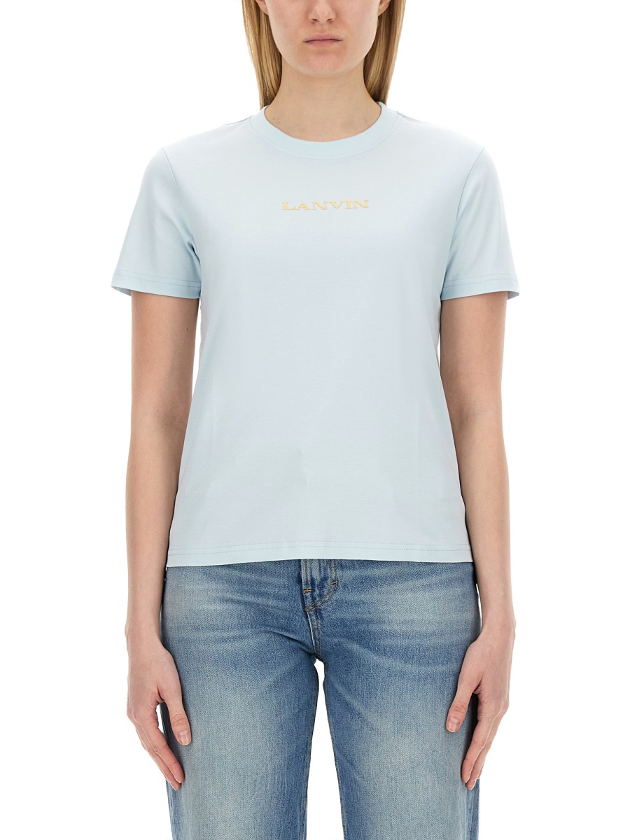 T-SHIRT WITH LOGO RWTS0030J134E24270 (LANVIN / Tシャツ・カットソー ) | LANVIN (ランバン)