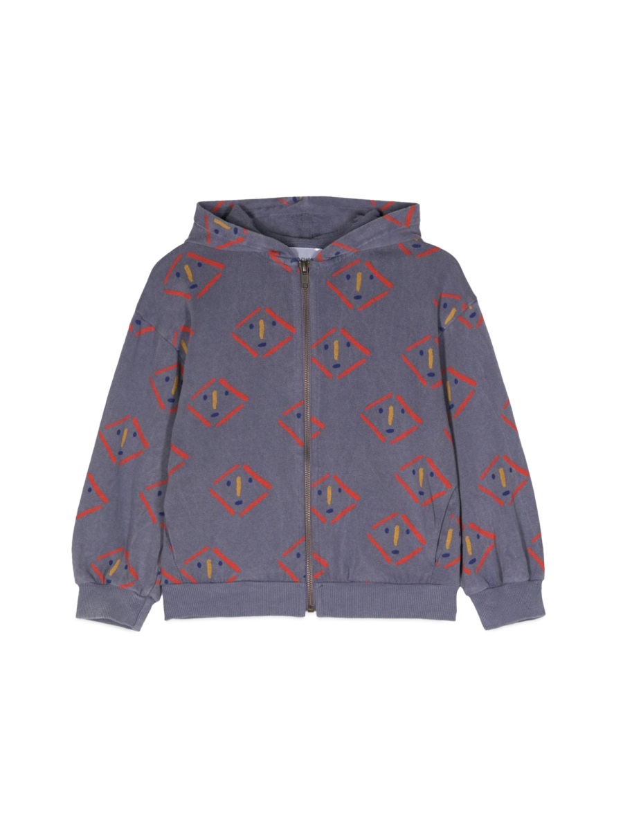 masks all over zipped hoodie 124AC058K460 (BOBO CHOSES / スウェット・フーディー ) | BOBO CHOSES (ボボショーズ)