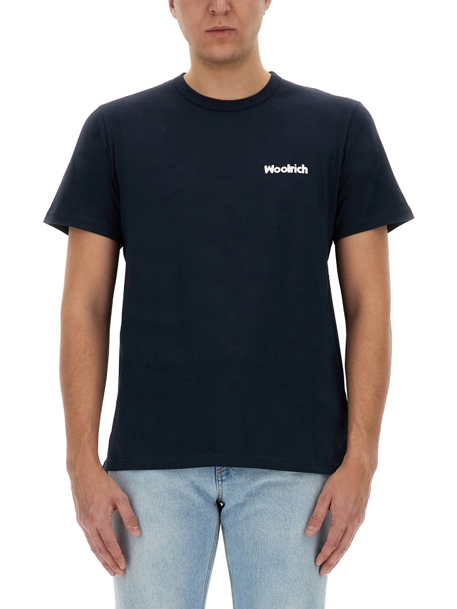 T-SHIRT WITH LOGO CFWOTE0120MRUT29263989 (WOOLRICH / Tシャツ・カットソー ) | WOOLRICH (ウールリッチ)