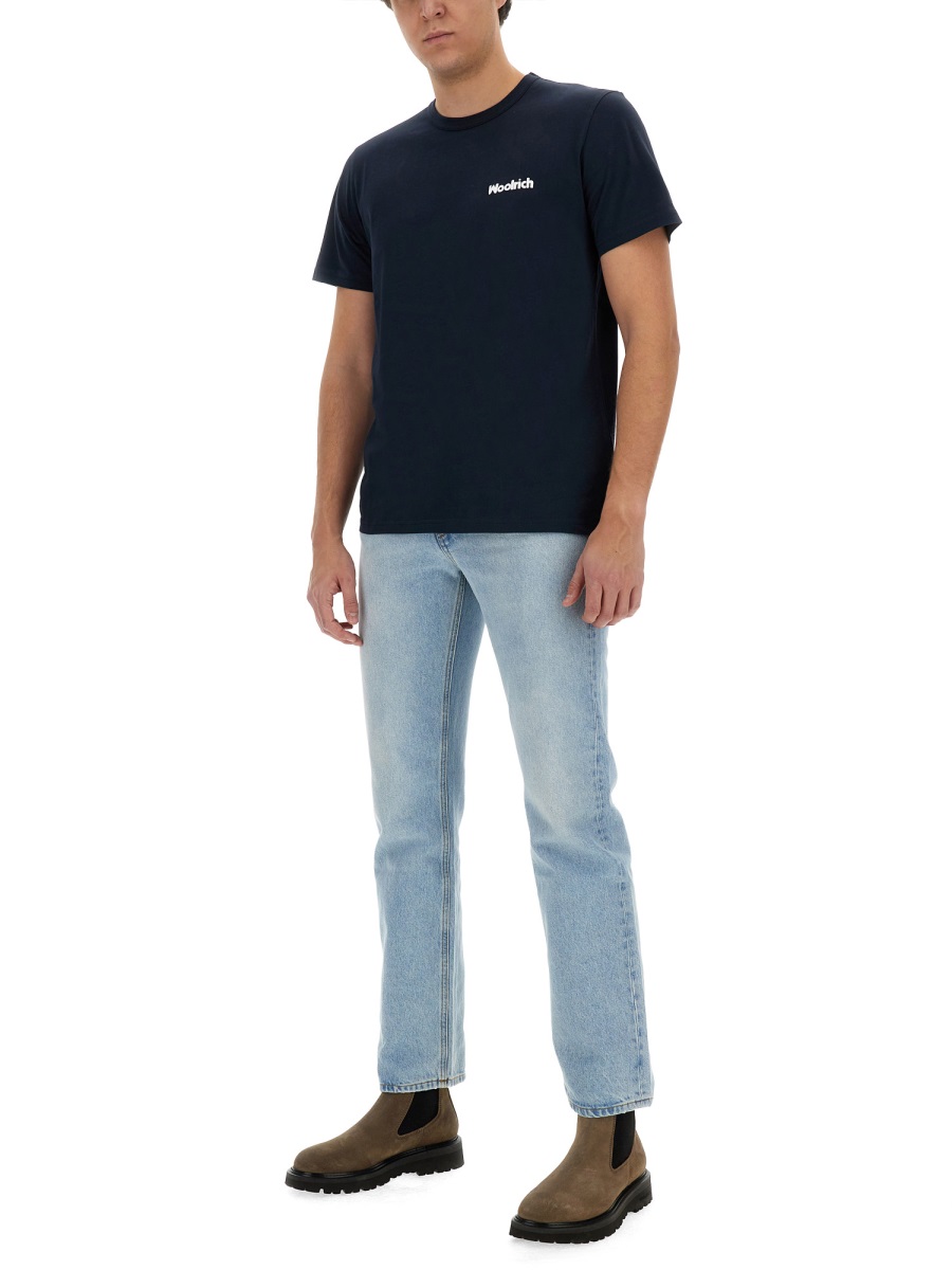 T-SHIRT WITH LOGO CFWOTE0120MRUT29263989 (WOOLRICH / Tシャツ・カットソー ) | WOOLRICH (ウールリッチ)(1)
