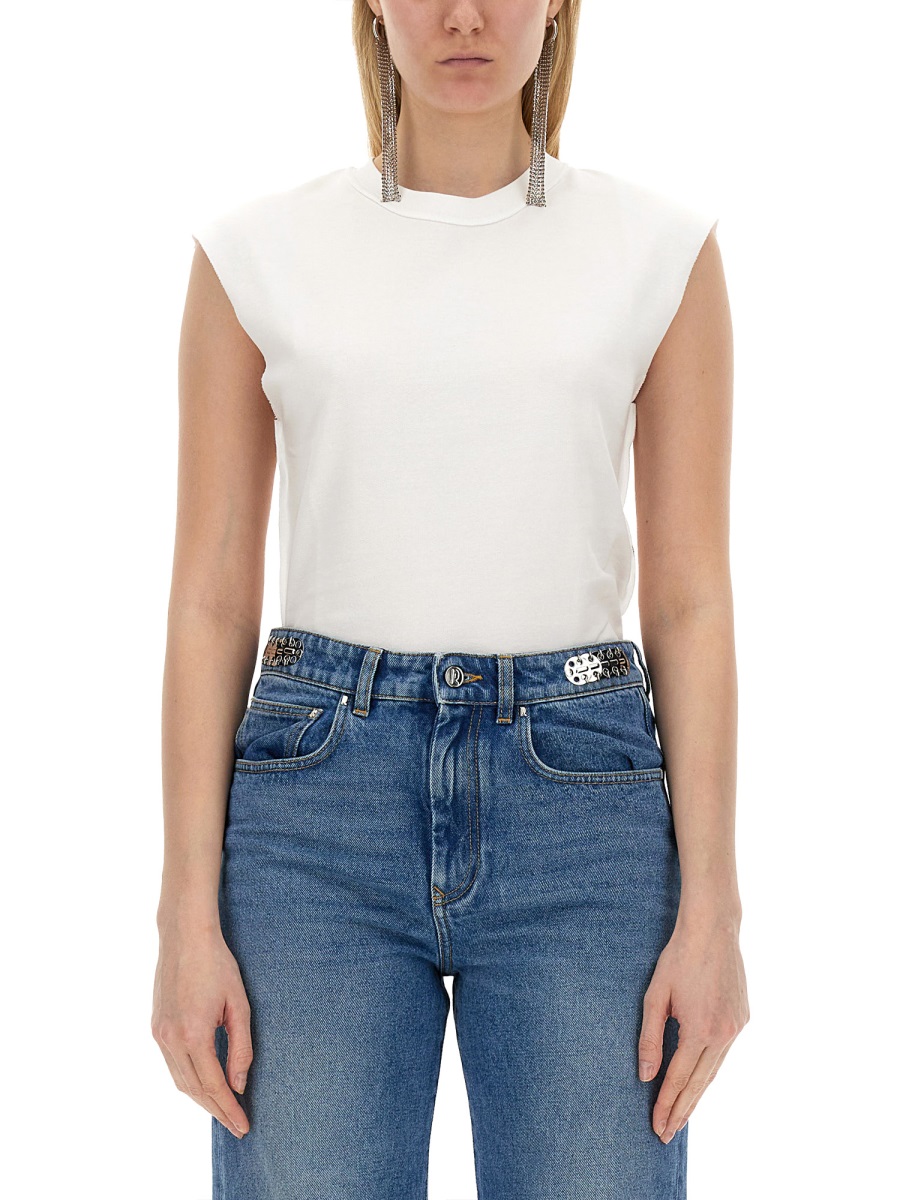 COTTON T-SHIRT 24EJTE157CO0508P100 (Rabanne / タンクトップ・キャミソール ) | Rabanne (ラバンヌ)