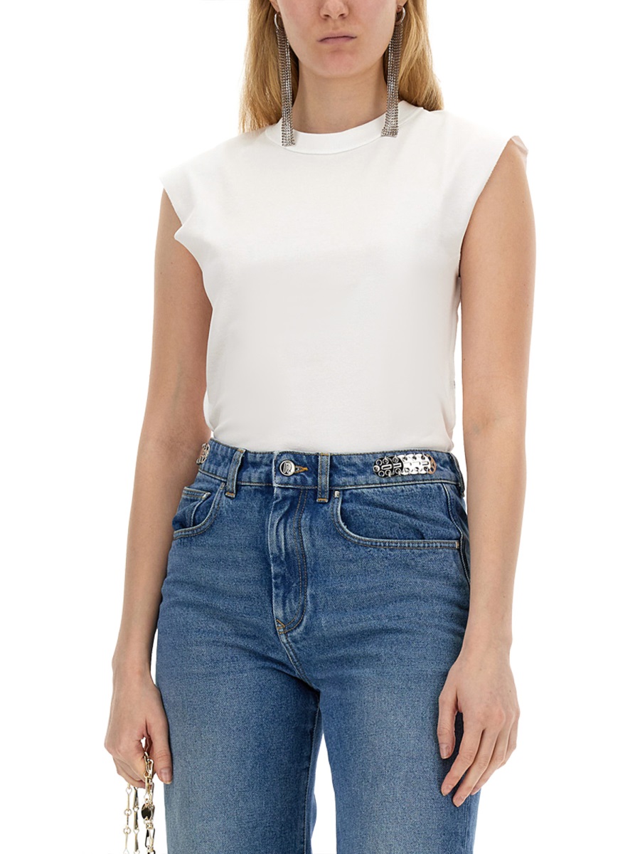 COTTON T-SHIRT 24EJTE157CO0508P100 (Rabanne / タンクトップ・キャミソール ) | Rabanne (ラバンヌ)(3)