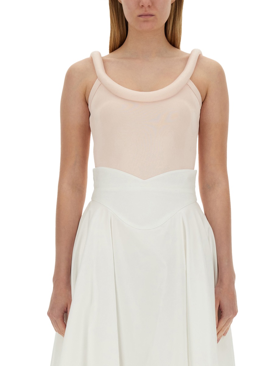 TOPS WITH LOGO 785597QLADK5119 (Alexander McQUEEN / タンクトップ・キャミソール ) | Alexander McQUEEN (アレキサンダー・マックイーン)