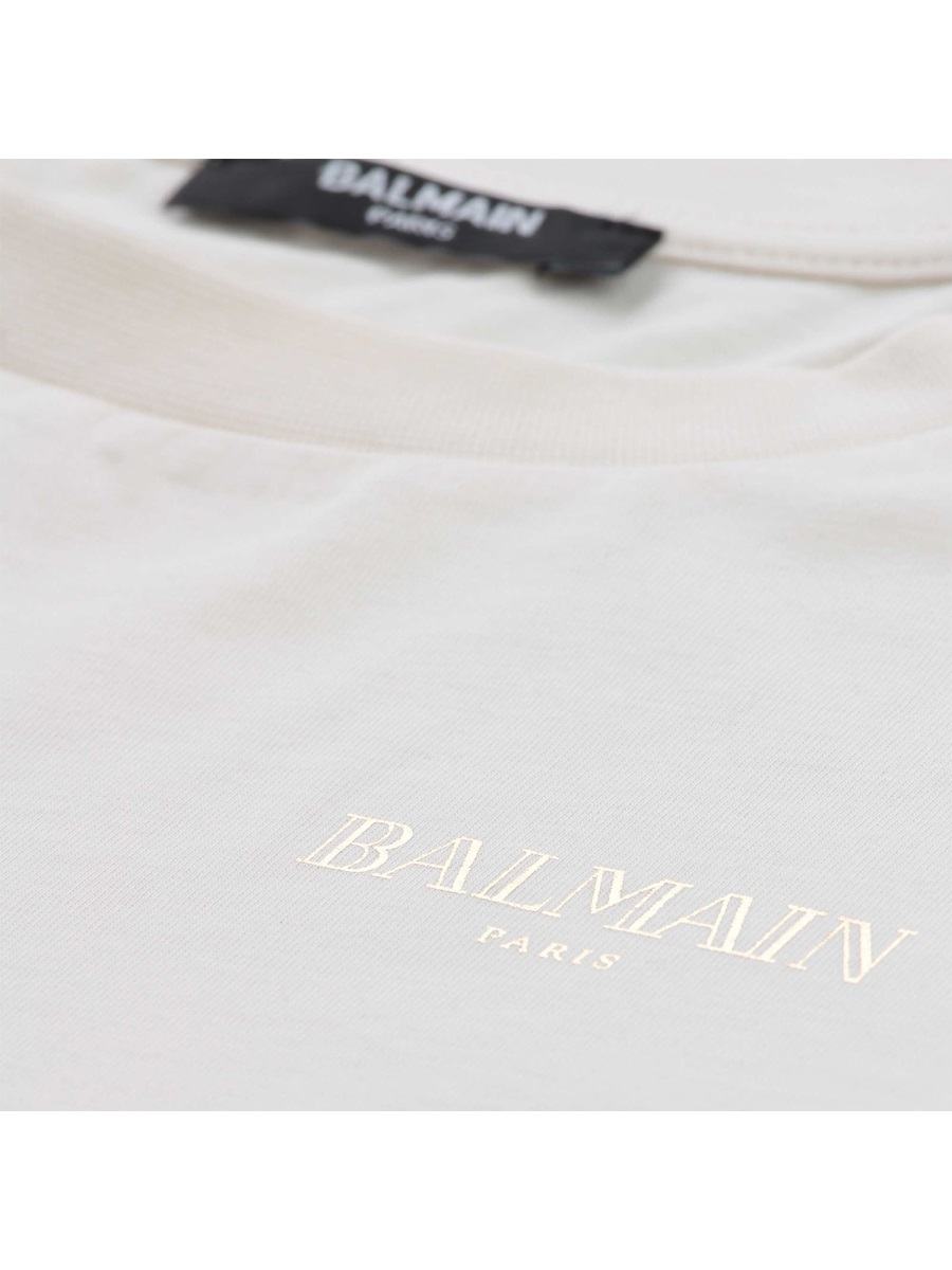 T-SHIRT WITH LOGO BX8R51KZ3186109OR (Balmain / Tシャツ・カットソー ) | Balmain (バルマン)(2)