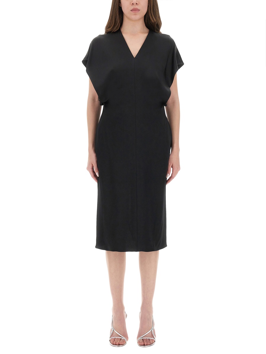 MIDI DRESS WITH WING SLEEVES 6A05613FU3021000 (Stella McCartney / ワンピース・ドレス・オールインワン ) | Stella McCartney (ステラ マッカートニー)