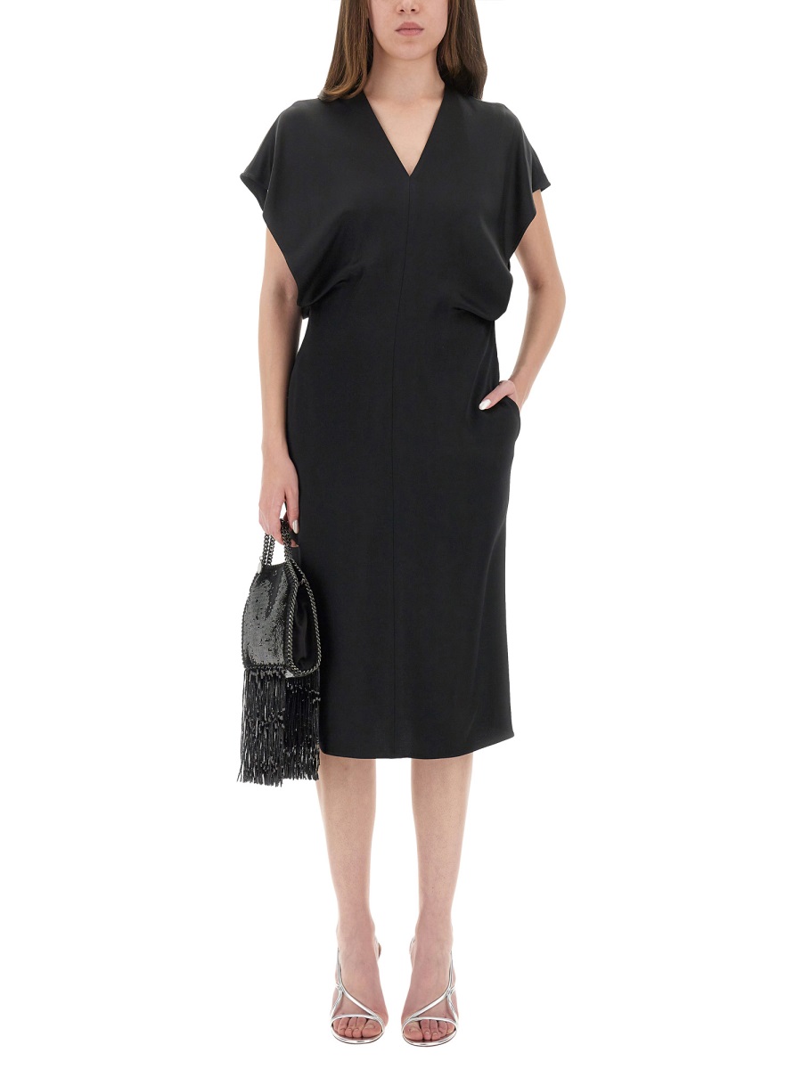 MIDI DRESS WITH WING SLEEVES 6A05613FU3021000 (Stella McCartney / ワンピース・ドレス・オールインワン ) | Stella McCartney (ステラ マッカートニー)(1)
