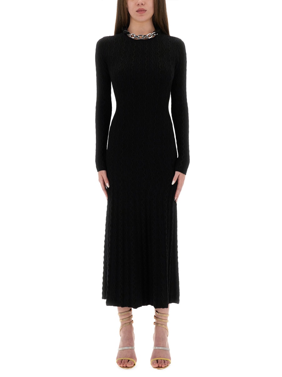ワンピース Rabanne FW24 VISCOSE JERSEY ROBE (24AJRO888VI0267 P001) Viscose Jersey Robe (Rabanne/ワンピース・ドレス
