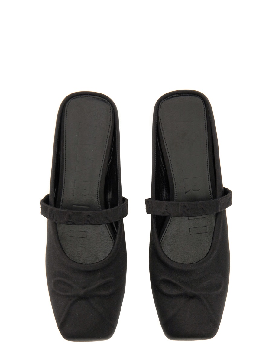 BALLERINA SABOT "LITTLE BOW SBMS010400P245500N99 (Marni / サンダル ) | Marni (マルニ)(5)