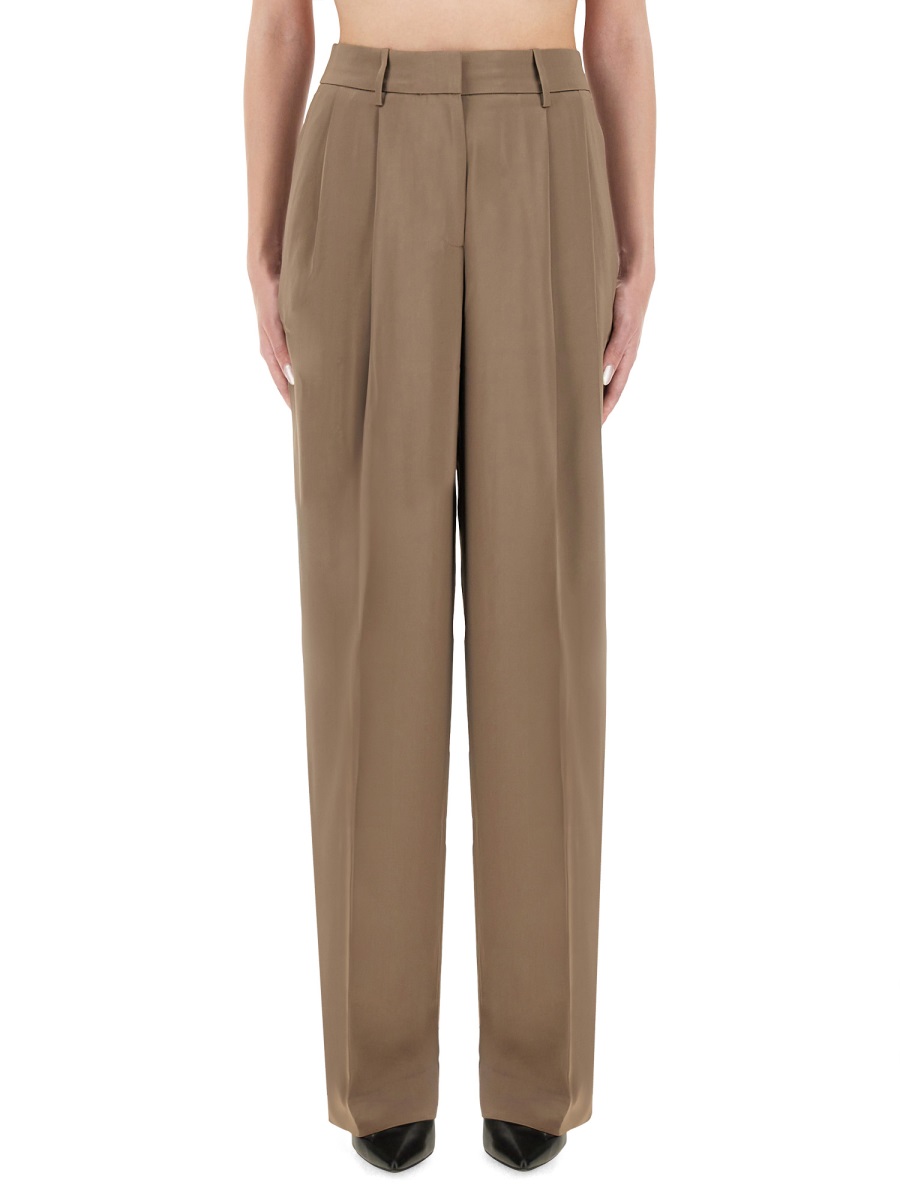 WIDE LEG PANTS MT530VRAYJ244CHESTNUT (MICHAEL MICHAEL KORS / パンツ ) | MICHAEL MICHAEL KORS (マイケル・マイケル・コース)