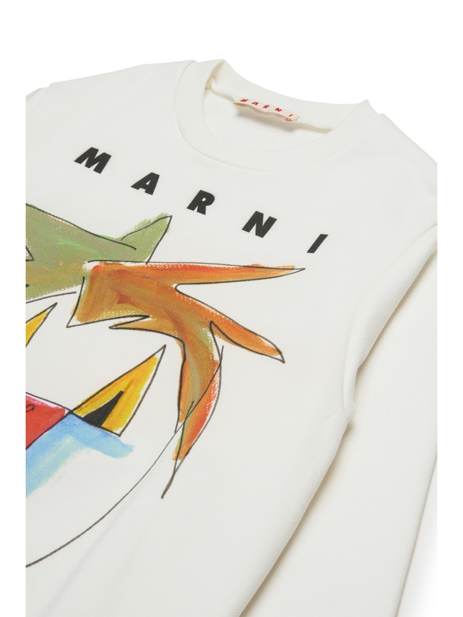 SWEATSHIRT WITH LOGO AND DESIGN M01573KM00V00M114 (Marni / スウェット・フーディー ) | Marni (マルニ)(2)