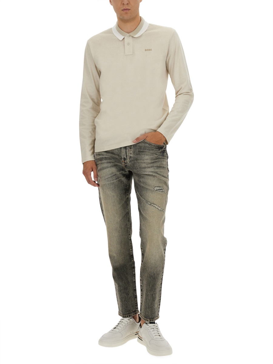 POLO SHIRT "PEOXFORDLONG" 5054484510256894271 (HUGO BOSS / ポロシャツ ) | HUGO BOSS (ヒューゴボス)(1)