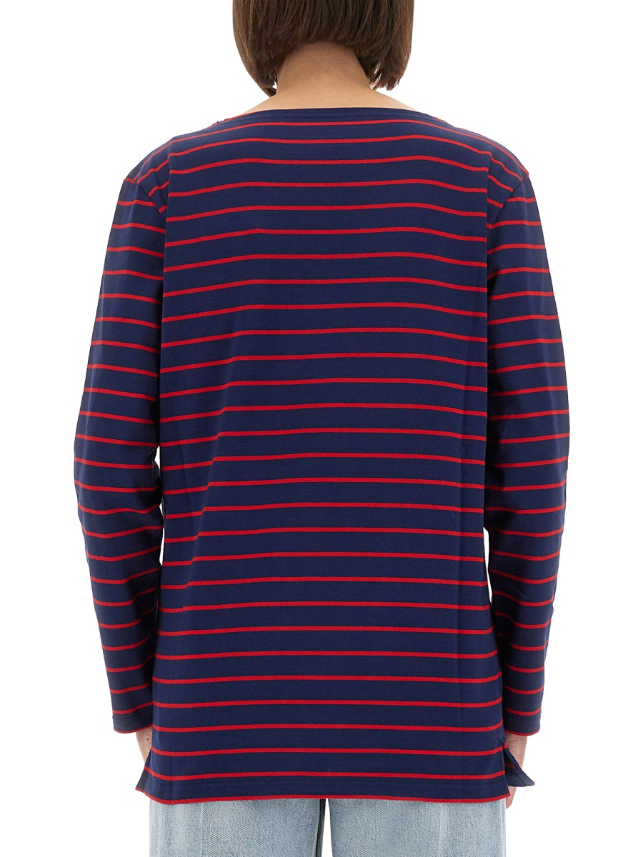 STRIPED COTTON JERSEY T-SHIRT 7B3MG24W9GHBMZ (Valentino Garavani / Tシャツ・カットソー ) | Valentino Garavani (ヴァレンティノ)(2)