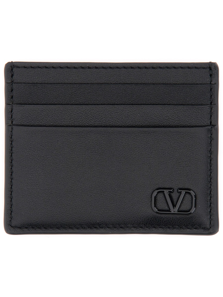 CALFSKIN "VLOGO SIGNATURE" CARD HOLDER 7Y2P0S49ZQU0NO (Valentino Garavani / 財布・カードケース ) | Valentino Garavani (ヴァレンティノ)