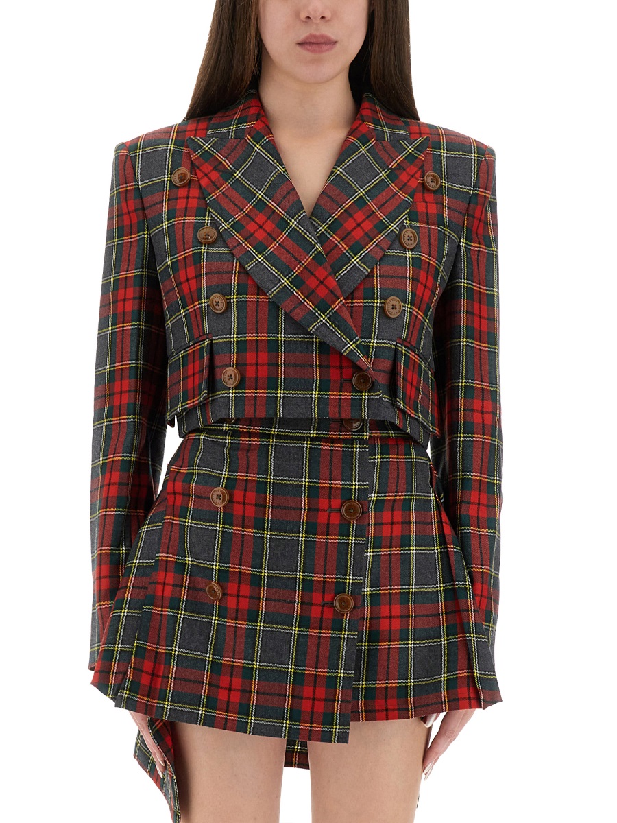 ボトムスその他 Vivienne Westwood Tartan Cropped Jacket TARTAN CROPPED JACKET (Vivienne Westwood/スーツ・ジャケット