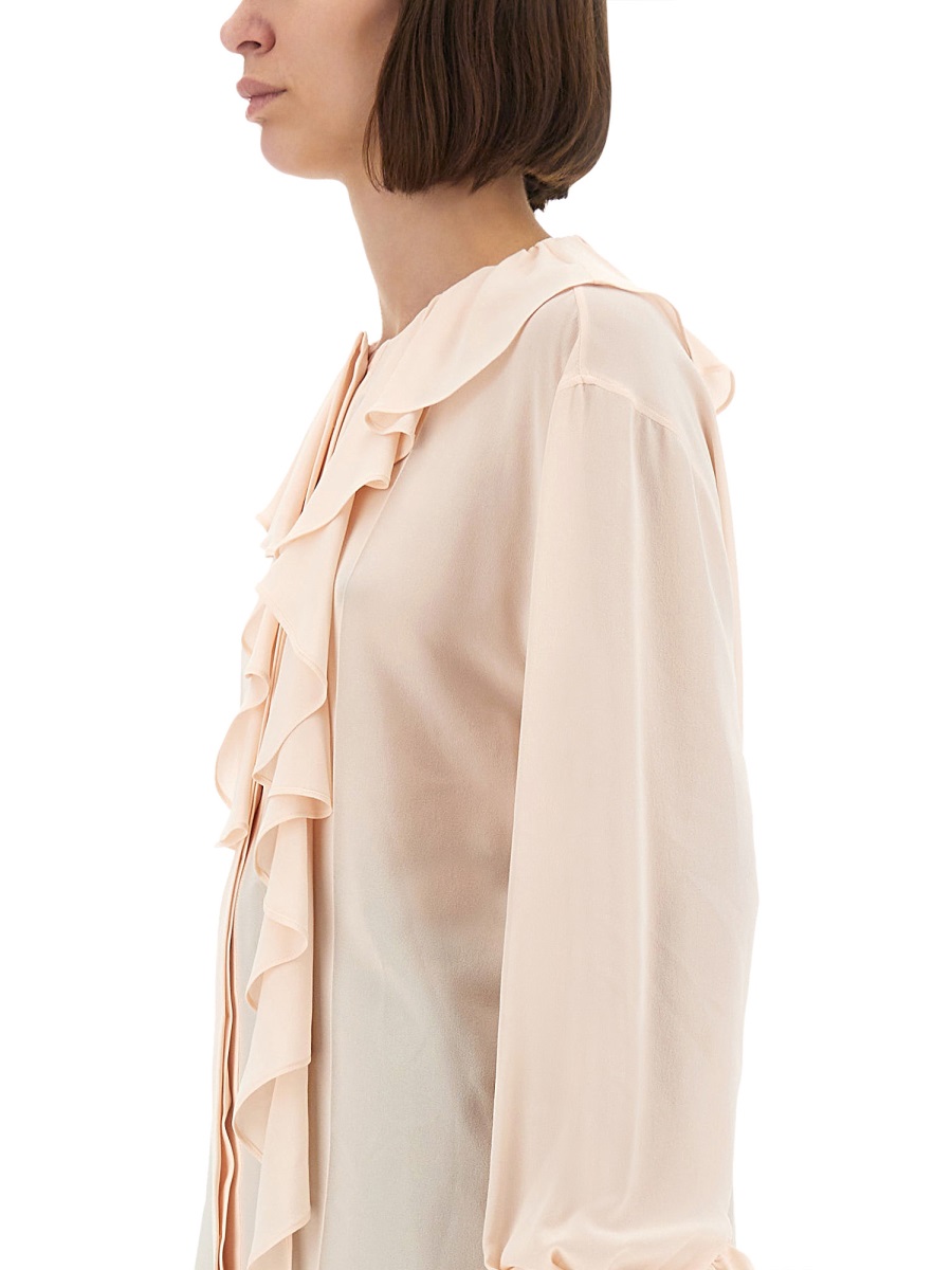 SHIRT WITH RUFFLES 833772QBAAF9900 (Alexander McQUEEN / シャツ・ブラウス ) | Alexander McQUEEN (アレキサンダー・マックイーン)(3)