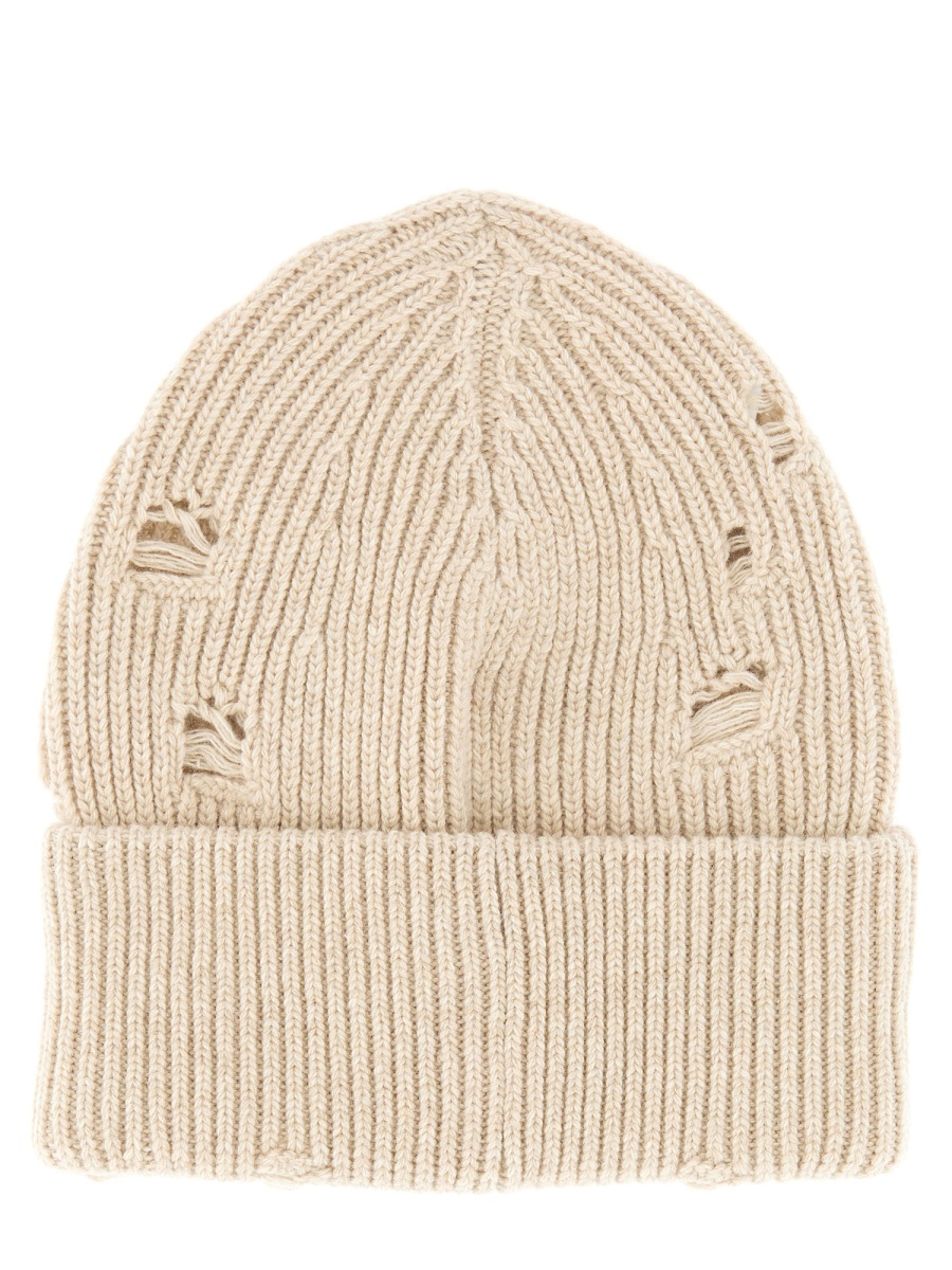 BEANIE HAT WITH LOGO SH0TB0001M13138806M (MM6 Maison Margiela / 帽子 ) | MM6 Maison Margiela (エムエムシックス)(1)