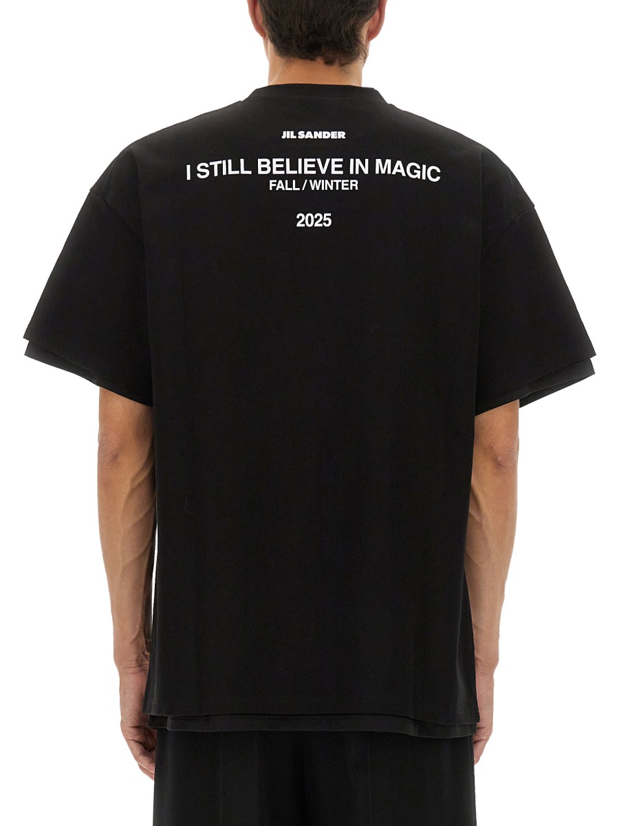 DOUBLE LAYER COTTON T-SHIRT J61GC0002J20332001 (Jil Sander / Tシャツ・カットソー ) | Jil Sander (ジルサンダー)(2)