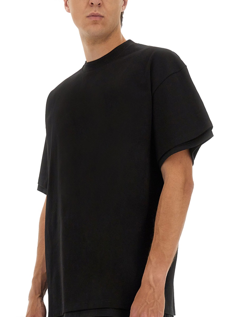 DOUBLE LAYER COTTON T-SHIRT J61GC0002J20332001 (Jil Sander / Tシャツ・カットソー ) | Jil Sander (ジルサンダー)(3)