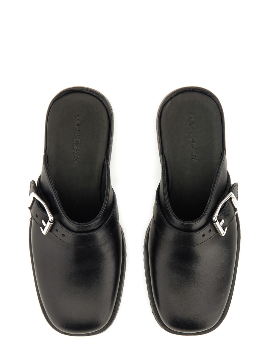 MULE TRUCK A2217CVSEBLACKLEATHER (OUR LEGACY / サンダル ) | OUR LEGACY (アワーレガシー)(5)