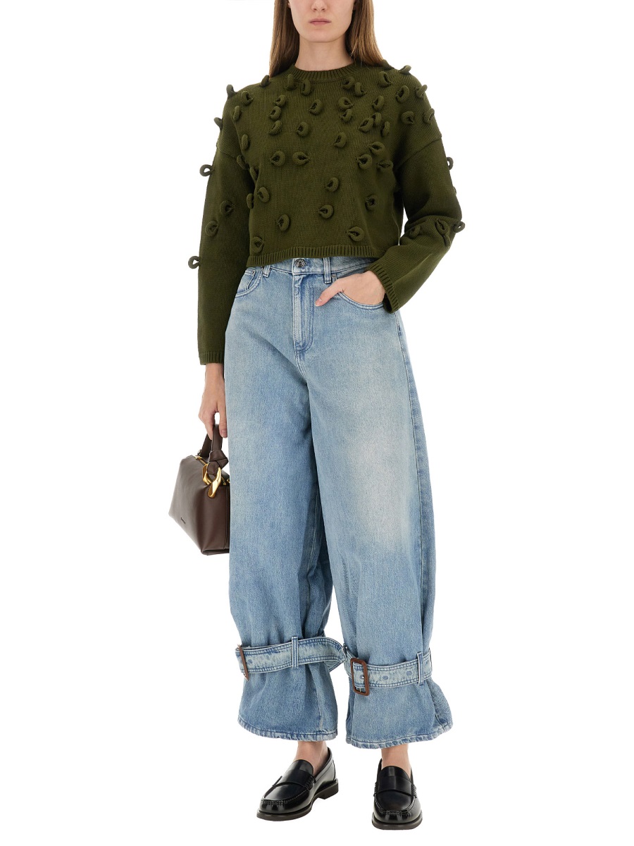 LOOP CROPPED JERSEY KW1446YN0417575 (JW Anderson / ニット・セーター・カーディガン ) | JW Anderson (ジェイダブリュー アンダーソン)(1)