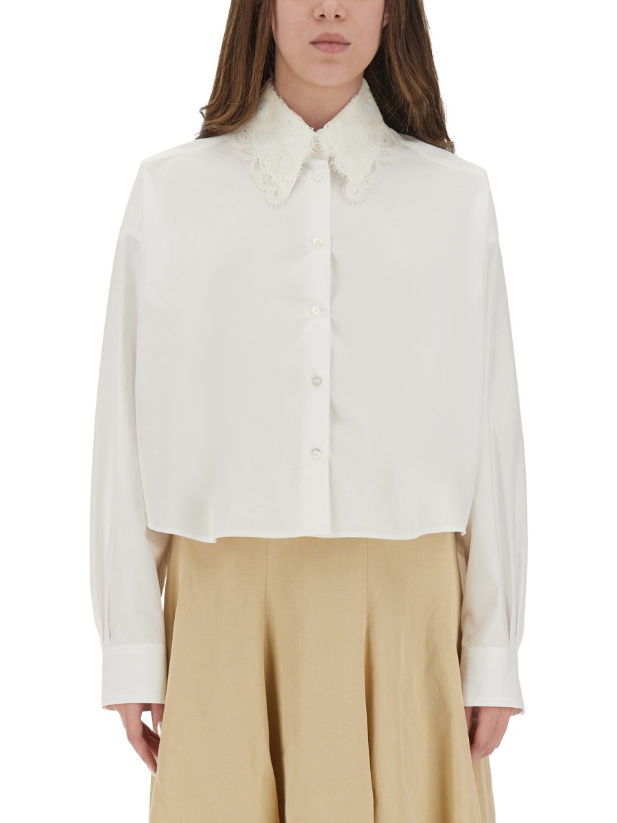 POPLIN CROPPED SHIRT CAD215F313L57121 (FABIANA FILIPPI / シャツ・ブラウス ) | FABIANA FILIPPI (ファビアナフィリッピ)