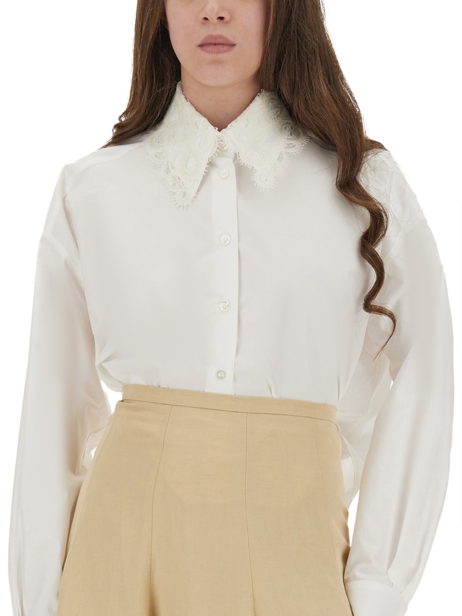 POPLIN CROPPED SHIRT CAD215F313L57121 (FABIANA FILIPPI / シャツ・ブラウス ) | FABIANA FILIPPI (ファビアナフィリッピ)(3)