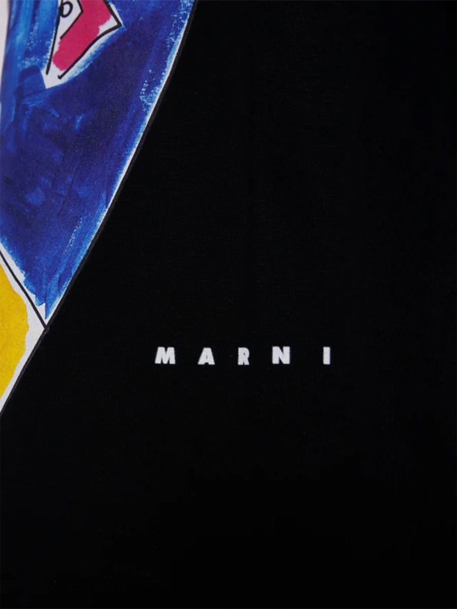 T-SHIRT WITH LOGO M01569KM00RF0M900 (Marni / Tシャツ・カットソー ) | Marni (マルニ)(2)