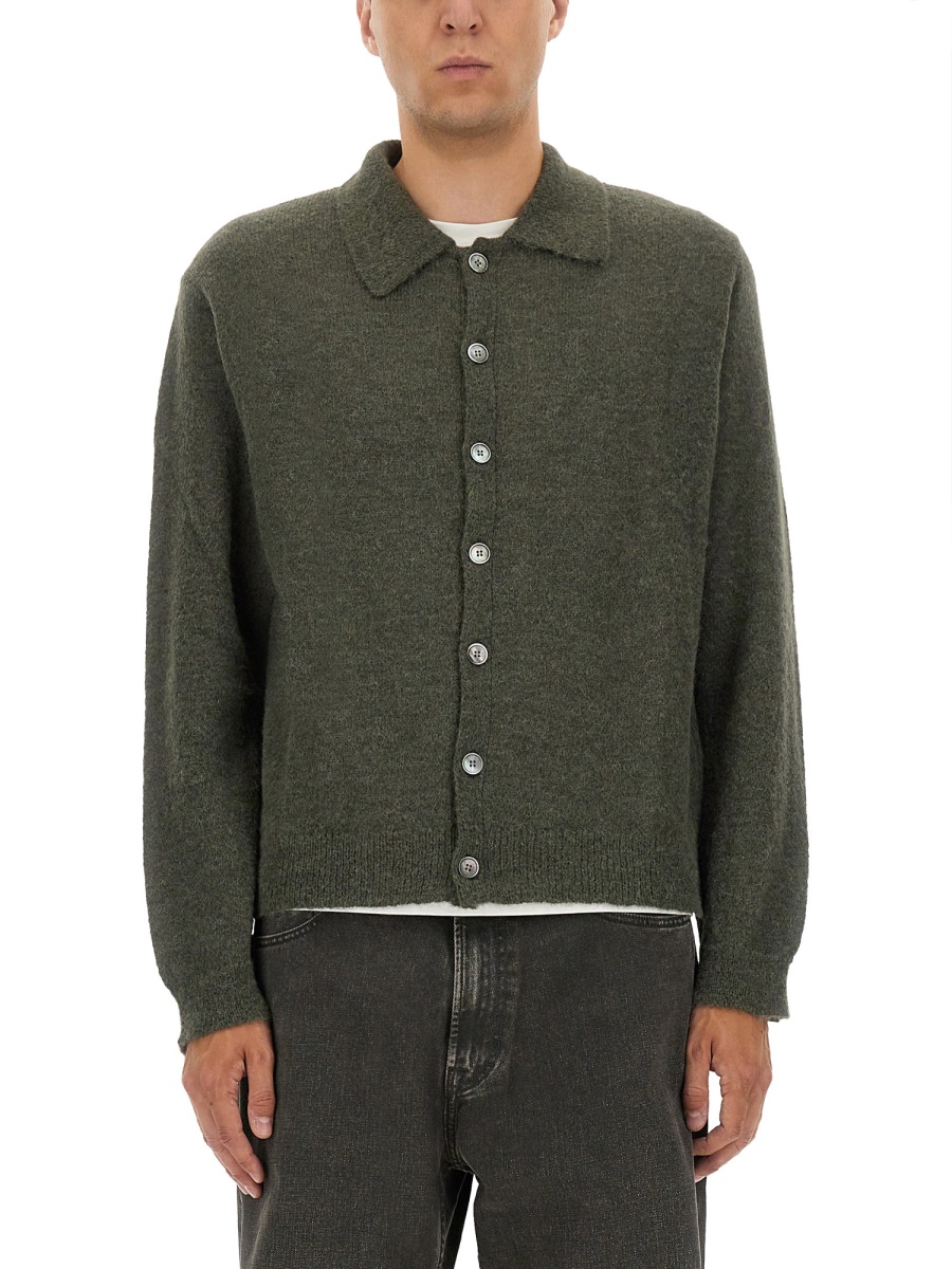 ALAPACA CARDIGAN M4253EMMOSSGREENFUZZYALPACA (OUR LEGACY / ニット・セーター・カーディガン ) | OUR LEGACY (アワーレガシー)