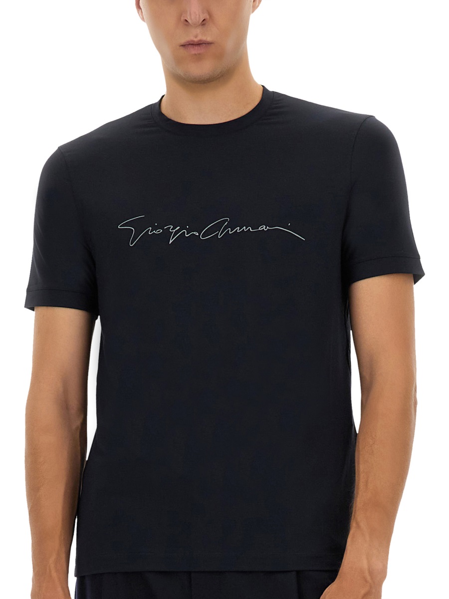 SIGNATURE LOGO T-SHIRT 6GST56SJP4ZUBSG (GIORGIO ARMANI / Tシャツ・カットソー ) | GIORGIO ARMANI (ジョルジオ アルマーニ)(3)