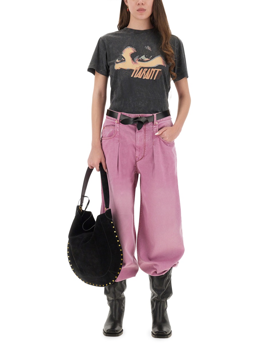 "ZOELINE" T-SHIRT TS0147FAC3N07E02FK (Isabel Marant Étoile / Tシャツ・カットソー ) | Isabel Marant Étoile (イザベル マラン エトワール)(1)