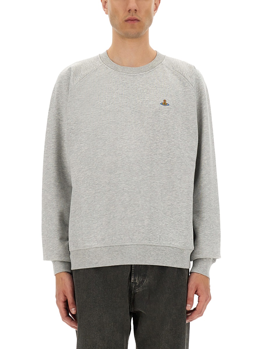 SWEATSHIRT WITH RAGLAN SLEEVES 3I010014J006OP001 (Vivienne Westwood / スウェット・フーディー ) | Vivienne Westwood (ヴィヴィアン・ウェストウッド)(2)