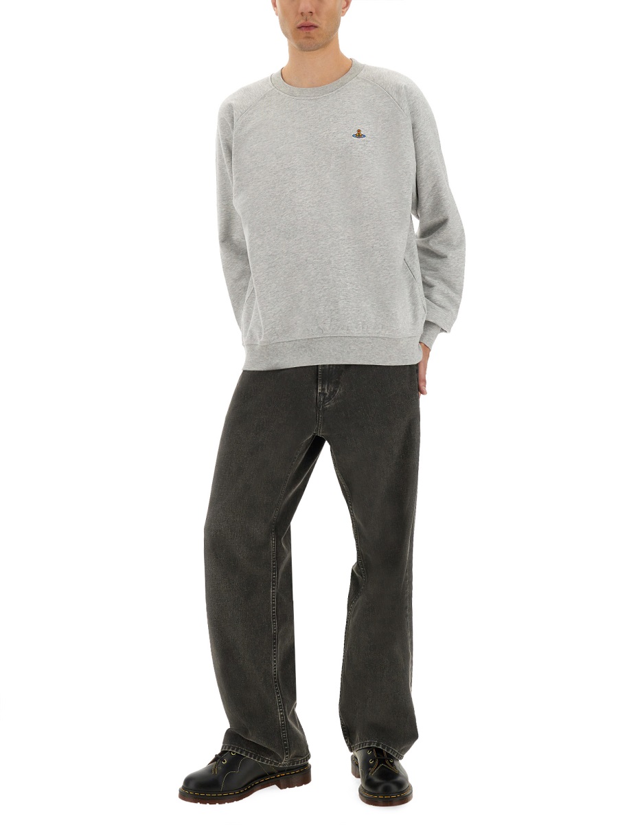 SWEATSHIRT WITH RAGLAN SLEEVES 3I010014J006OP001 (Vivienne Westwood / スウェット・フーディー ) | Vivienne Westwood (ヴィヴィアン・ウェストウッド)(5)