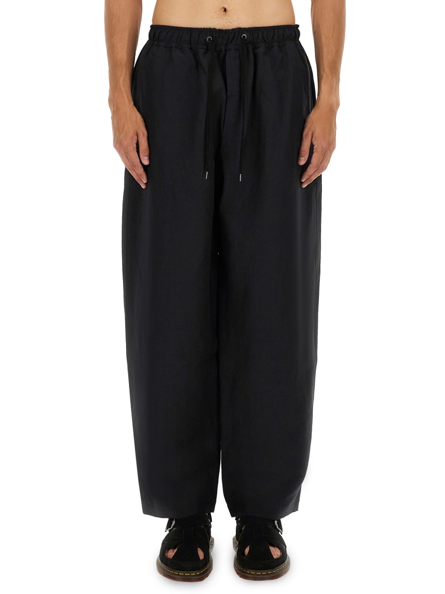 PANTS WITH ELASTIC WAISTBAND SONNYSNM1311DARKESTNAVY (Studio Nicholson / パンツ ) | Studio Nicholson (スタジオニコルソン)