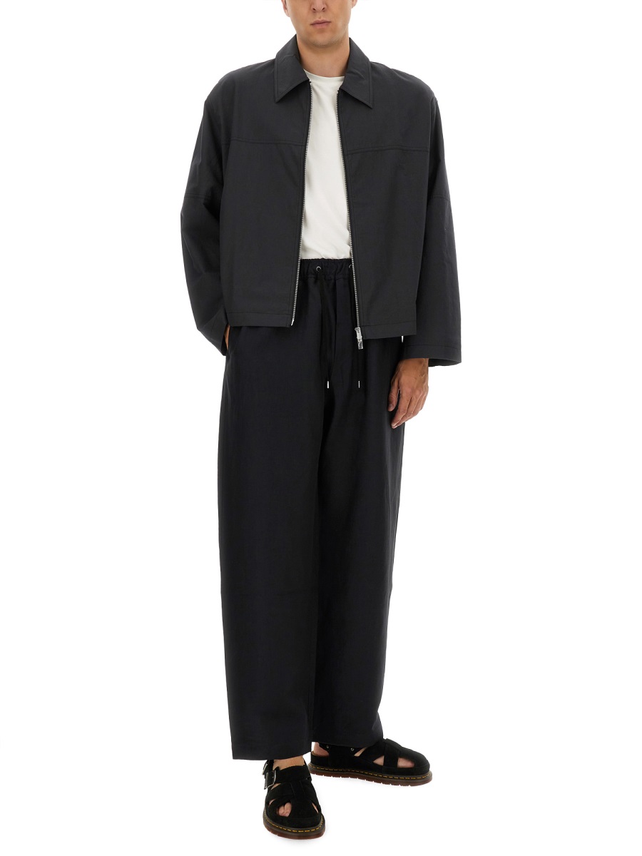 PANTS WITH ELASTIC WAISTBAND SONNYSNM1311DARKESTNAVY (Studio Nicholson / パンツ ) | Studio Nicholson (スタジオニコルソン)(1)