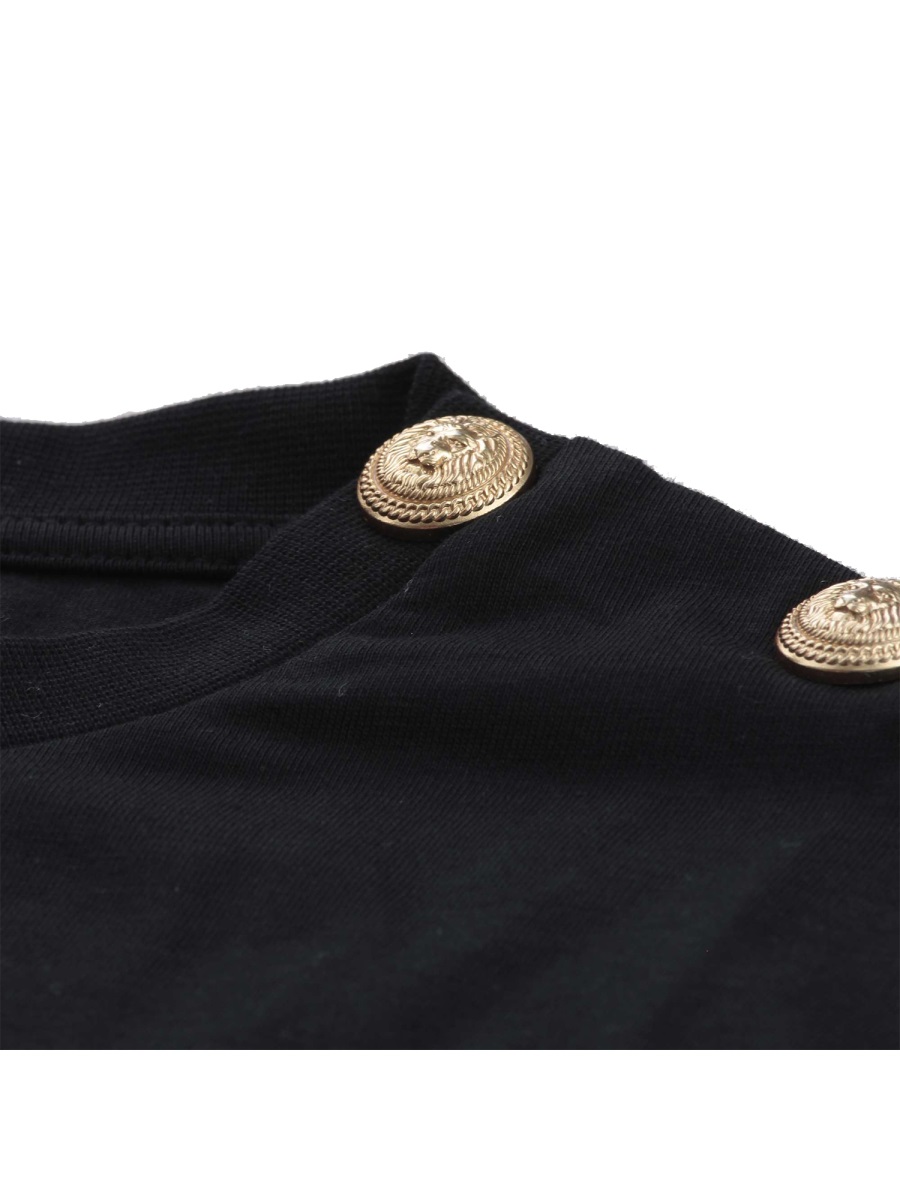 T-SHIRT WITH LOGO BX8R51KZ3186930OR (Balmain / Tシャツ・カットソー ) | Balmain (バルマン)(3)