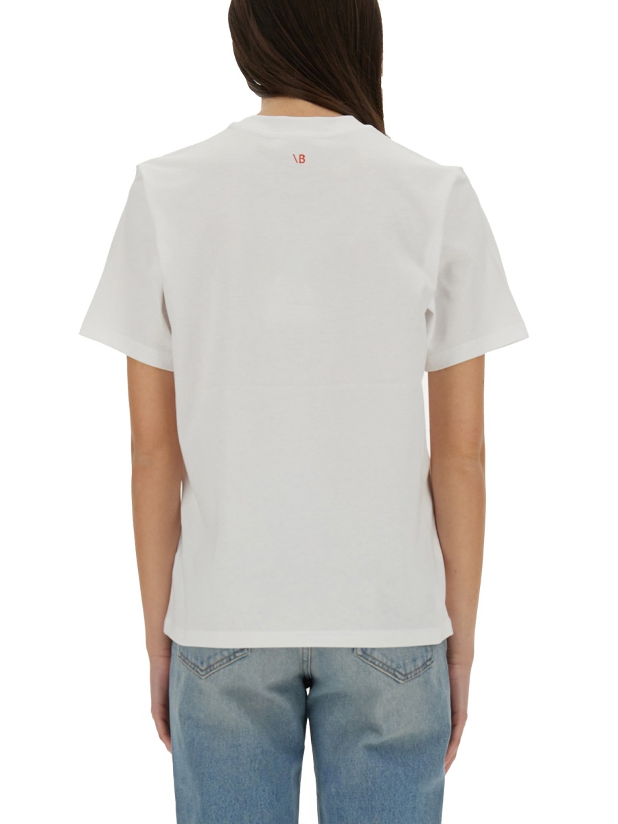 T-SHIRT WITH PRINT 1322JTS004130AWHITEFASHIONSTOLEMYSMILE (VICTORIA BECKHAM / Tシャツ・カットソー ) | VICTORIA BECKHAM (ヴィクトリア ベッカム)(3)