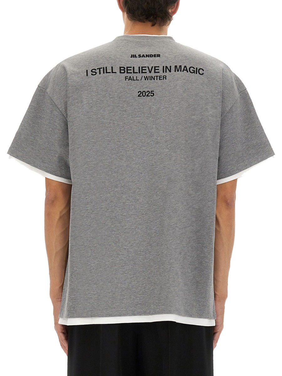 DOUBLE LAYER COTTON T-SHIRT J61GC0002J20332046 (Jil Sander / Tシャツ・カットソー ) | Jil Sander (ジルサンダー)(2)