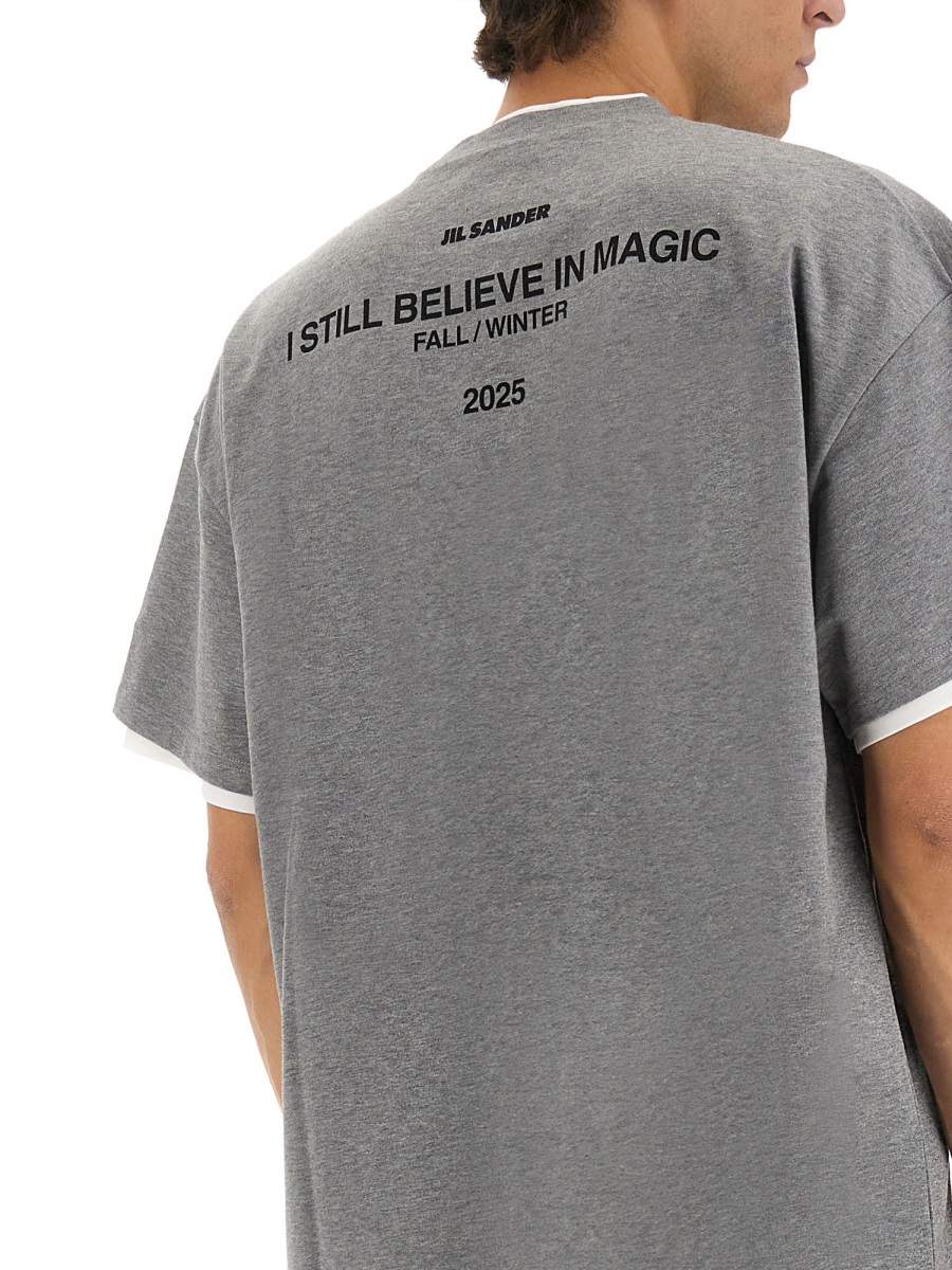 DOUBLE LAYER COTTON T-SHIRT J61GC0002J20332046 (Jil Sander / Tシャツ・カットソー ) | Jil Sander (ジルサンダー)(3)